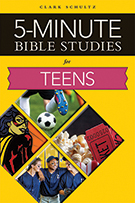 Cover of book: 5-minute Bible studies for teens