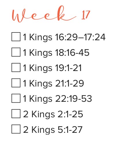Bible Study Week 17