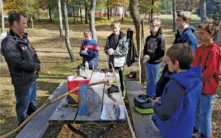 Lutheran Pioneers outdoor activity