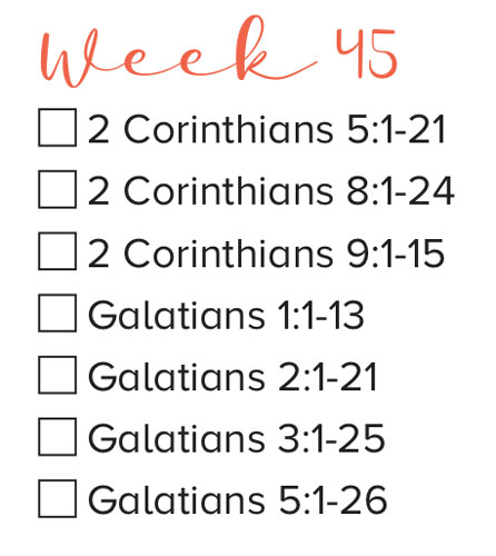 Bible Study Week 45