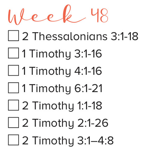 Bible Study Week 48