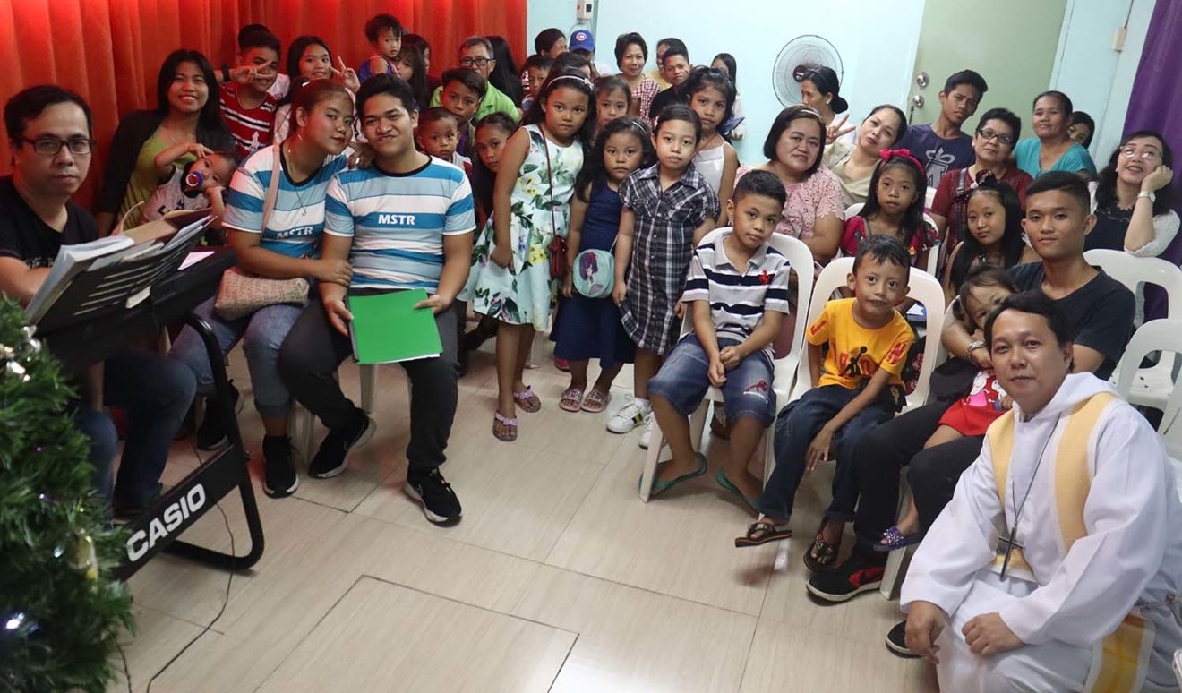 Church gathering in the Philippines
