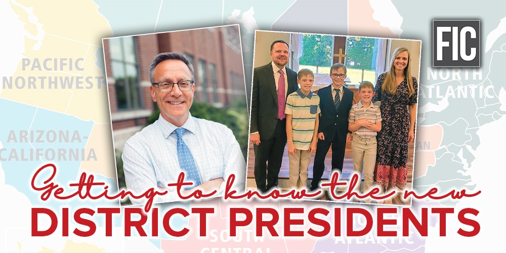 Getting to know the new district presidents with pics of Pastors Daniel Leyrer and Michael Seifertl