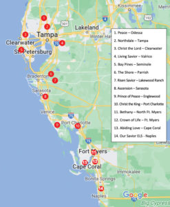 WELS churches map hurricane Ian