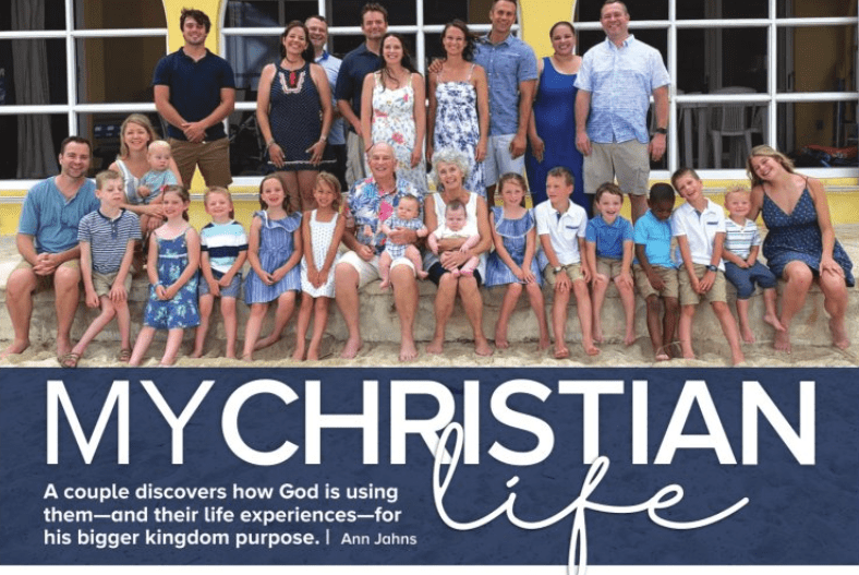 Zimpelmann family photo and header: My Christian life