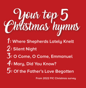 Top 5 Christmas Hymns sidebar