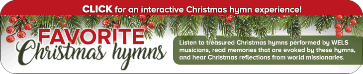 Click for an interactive Christmas hymn experience