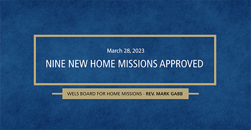 Together video update title screen for March 28, 2023. Title: Nine new home missions approved.