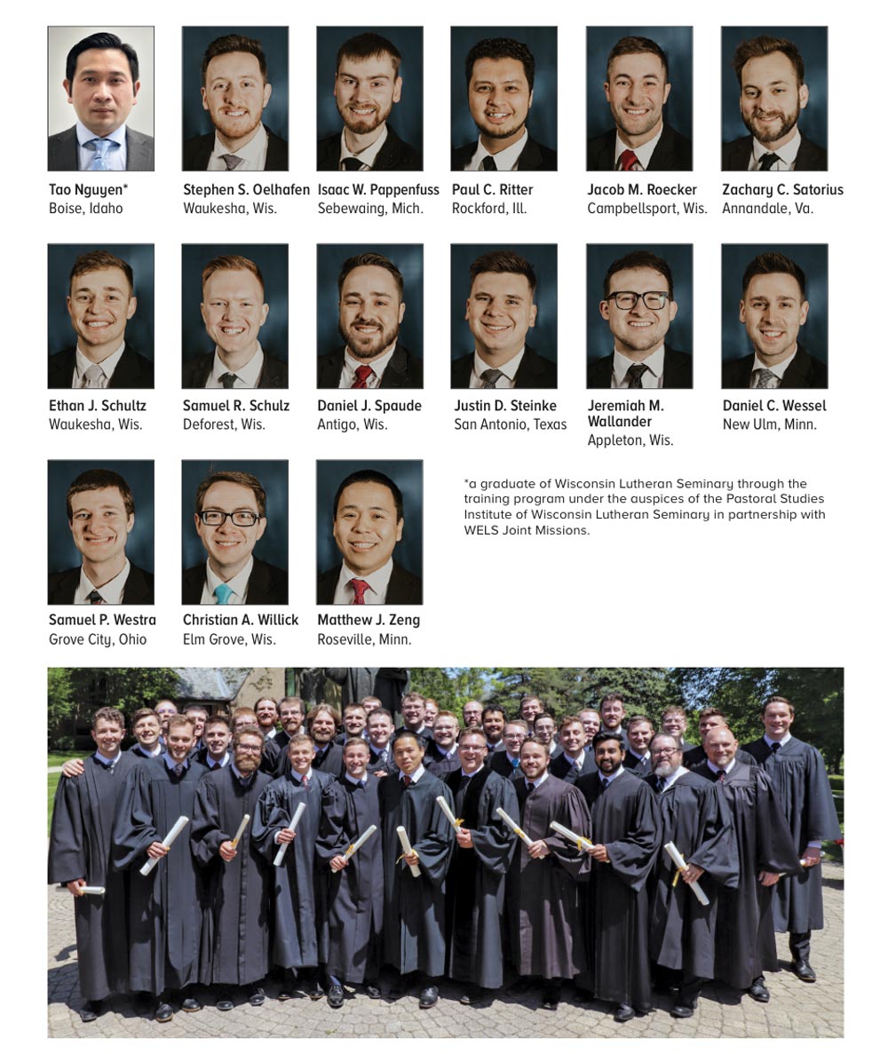 2023 Wisconsin Lutheran Seminary graduates