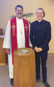 Allen McCorckle Wildomar, Calif., baptized and confirmed by Michael Schroeder