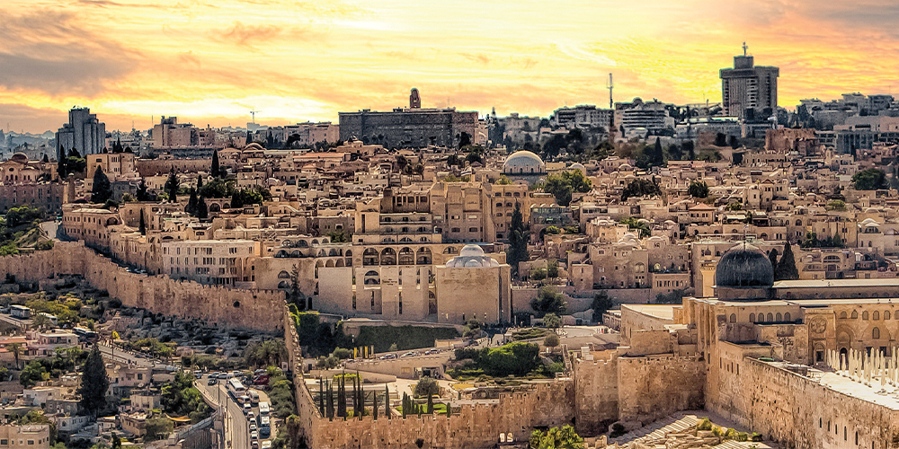 City scape of Israel