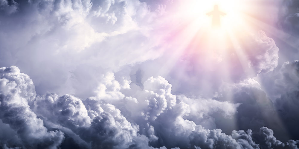 ascension of Jesus sky clouds