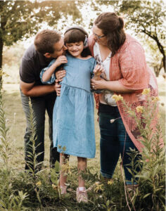 Megan and Tim Redfield with daughter Libby