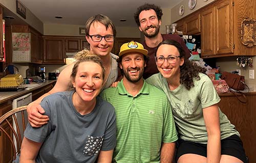 Seth Loersch and his four siblings