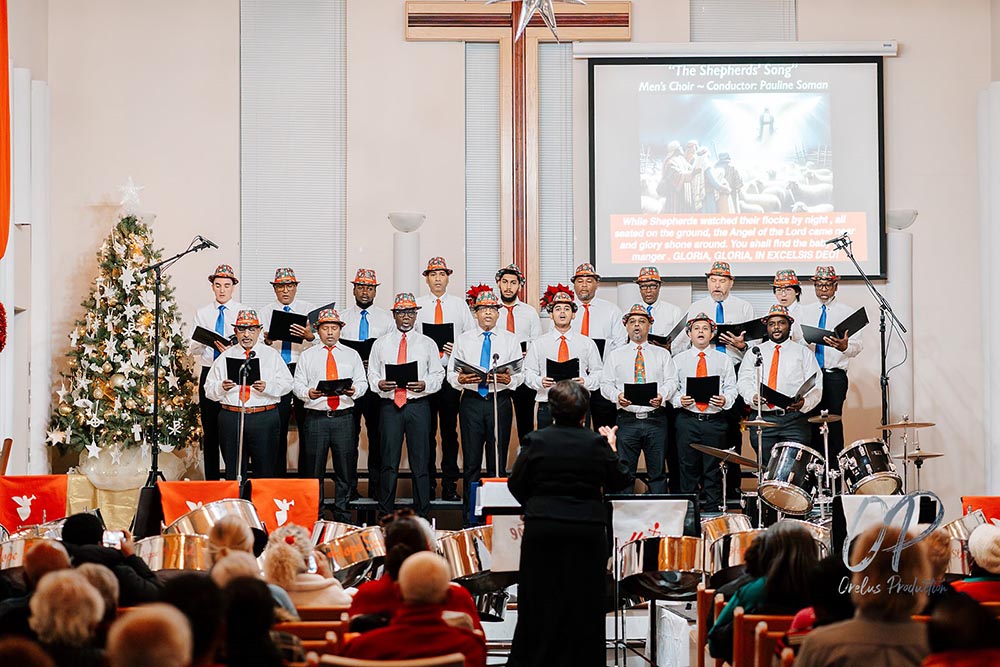 Men's choir at Hope, Toronto, Ontario, Canada