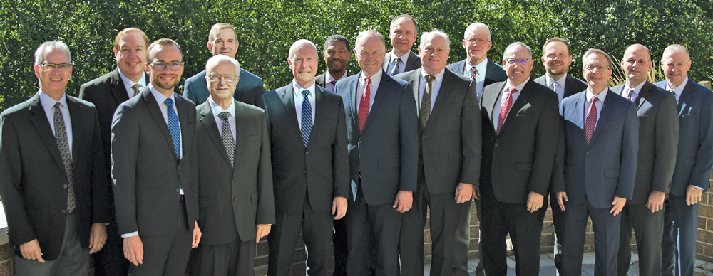 conference of presidents working together all in suits