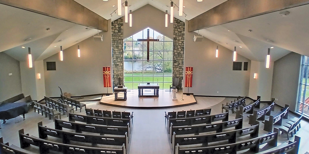 St. Lucas, Kewaskum interior of church