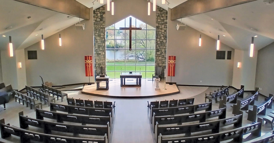 St. Lucas, Kewaskum interior of church