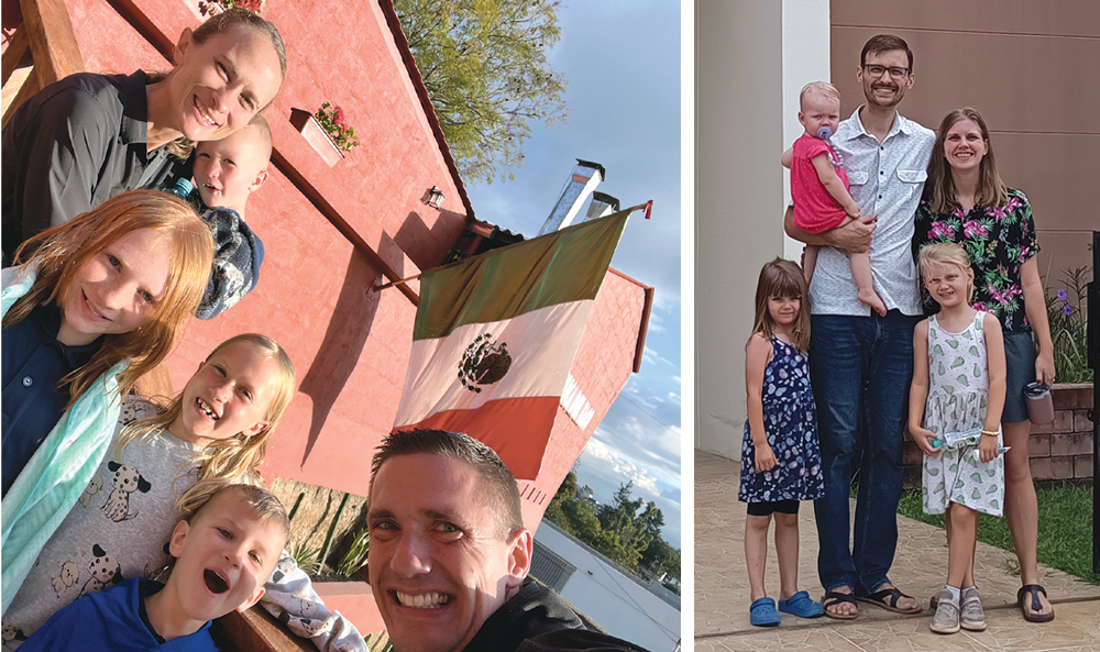 Matthew Behmer family Mexico City Mark Zondag family Bangkok, Thailand