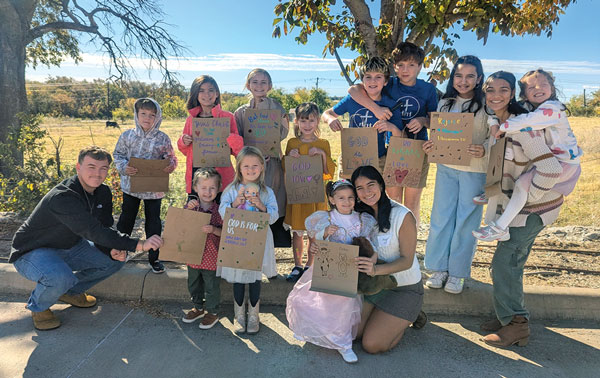 Divine Savior–North Collin County, Celina, Texas, gathered items for a community food drive