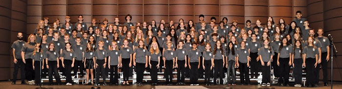 junior choirs of Cross of Glory, Peoria; Emmanuel, Tempe; Grace, Glendale; and Pilgrim, Mesa, all in Arizona. large group of kids