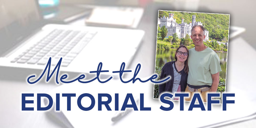 editorial staff Stephen Geiger and his wife