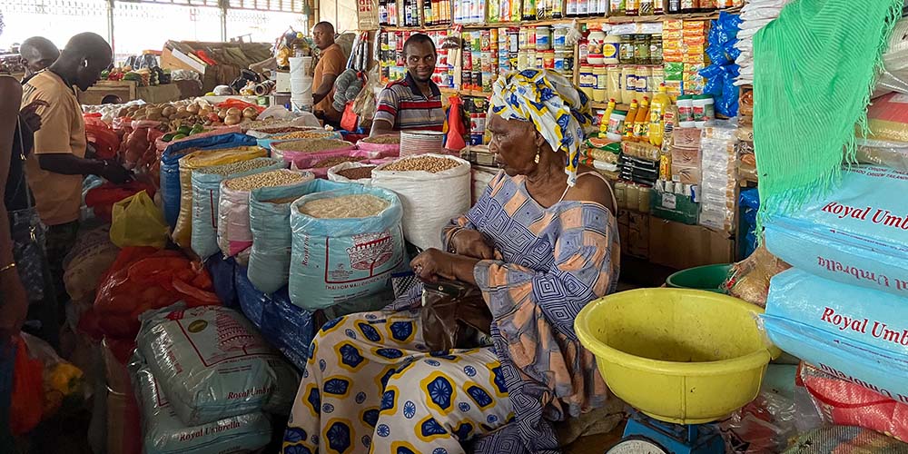 Market in Senegal