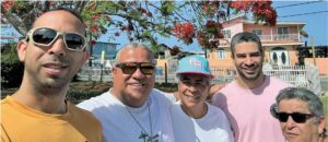 Ángel and Maribel with their two sons Academia Cristo