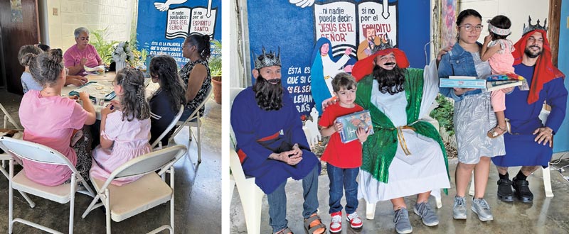 my christian life vacation Bible school during a 2025 Mission Journeys trip to Puerto Rico. three kings for a Día de los Reyes (Three Kings’ Day) celebration.