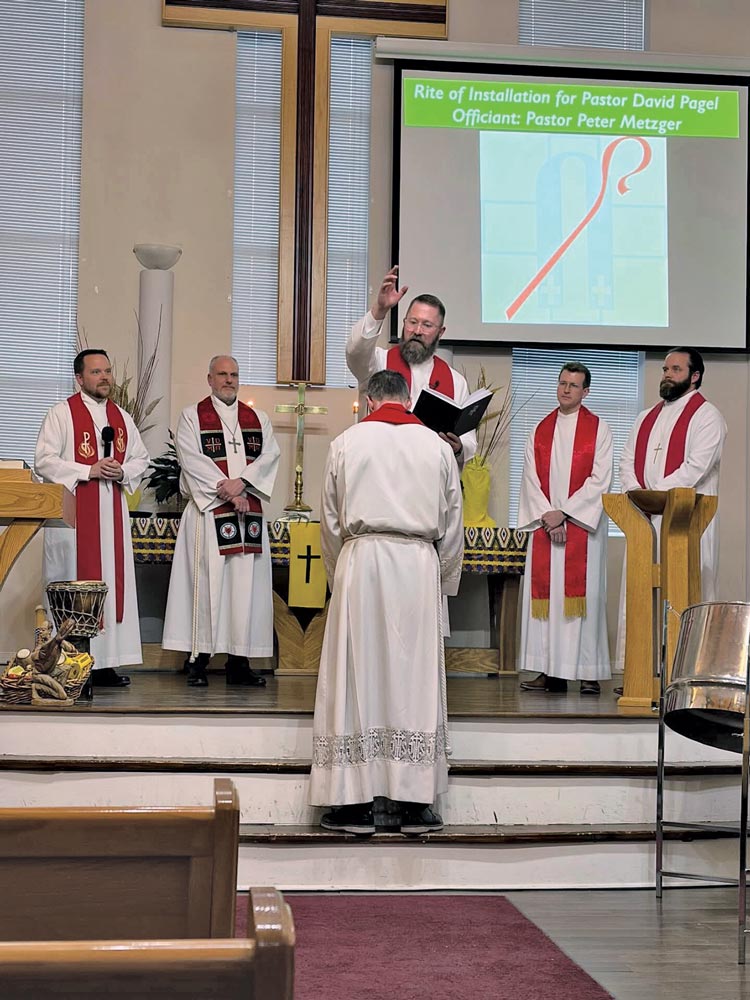 Installation of a pastor