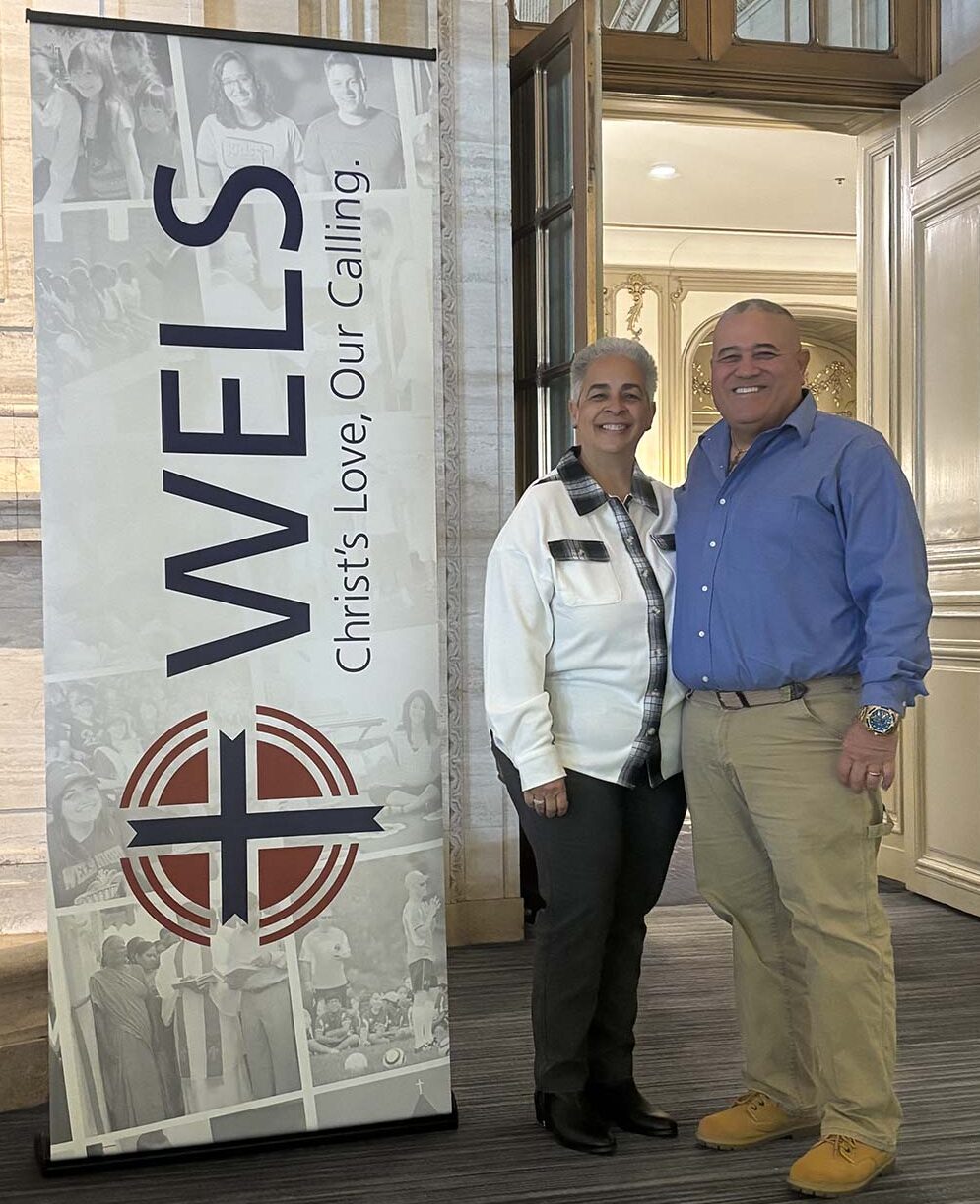 Angel Otero and Maribel Diaz at the WELS National Conference on Lutheran Leadership