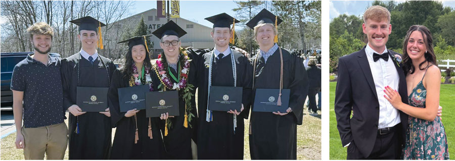 graduation photo and man and girlfriend