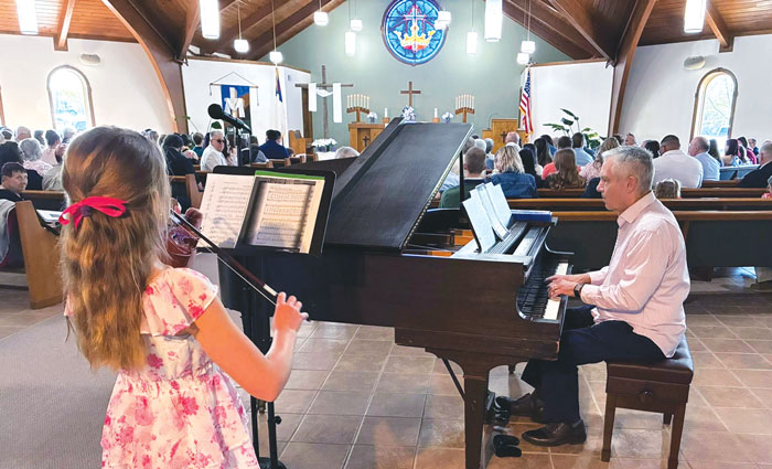 This is WELS violinist child and piano