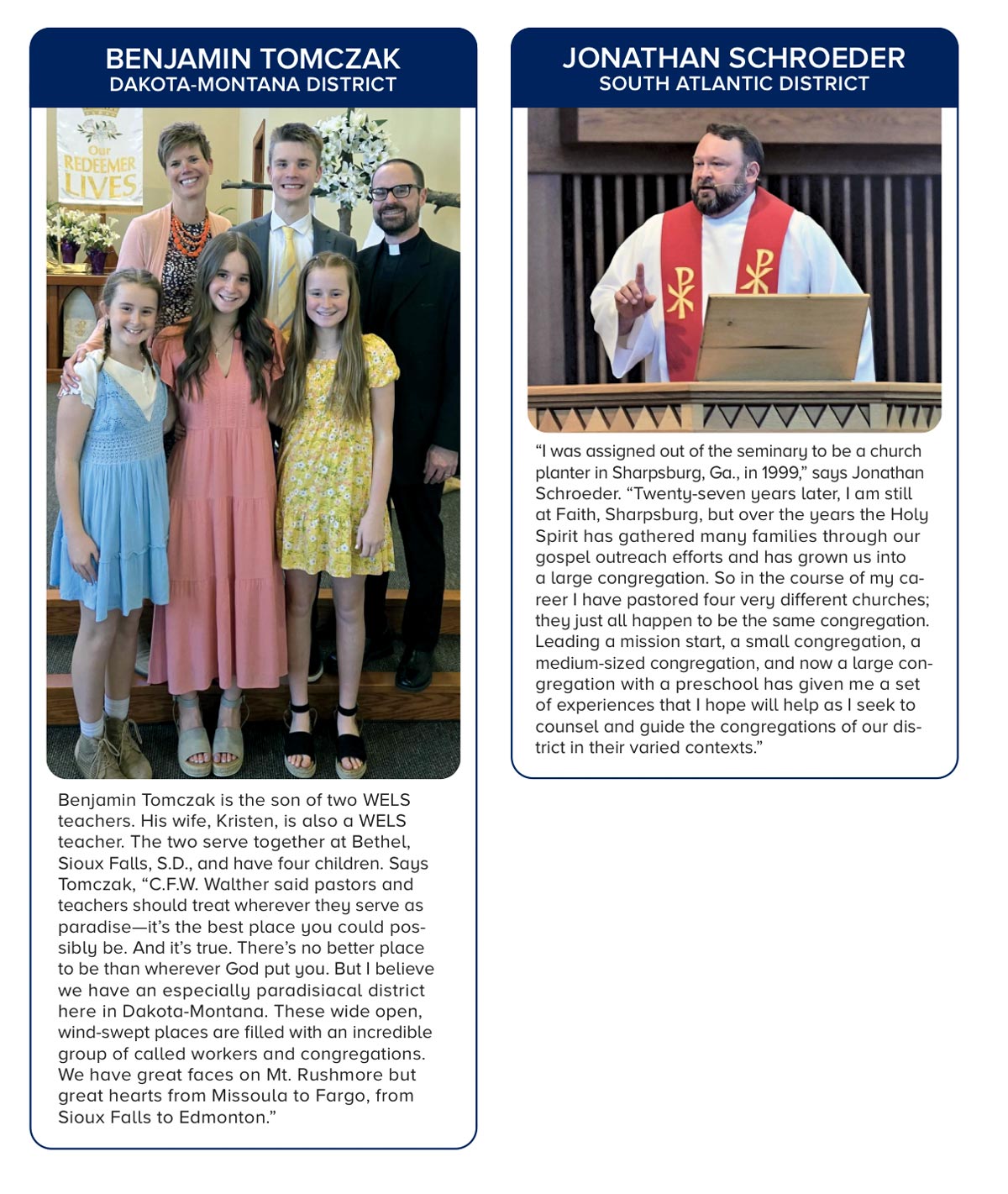 District Presidents 2026