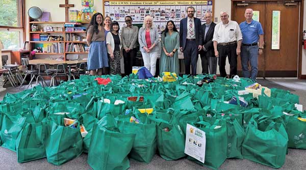 Our Savior’s, East Brunswick, N.J., food drive.