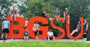 Members of the youth group from Faith, Antioch, Ill.—some past attendees and some new to the rally—attended this year’s youth rally BGSU