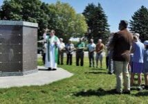 St. Paul’s, New Ulm, Minn., dedicated a columbarium, which holds cremation urns