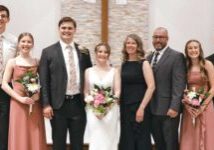 From left: Zachary and Tabitha Gregorius; Ethan and Elyse Cloute; Amy, Charlie, Lily, and Micah Vannieuwenhoven.