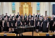 large choir dressed in black